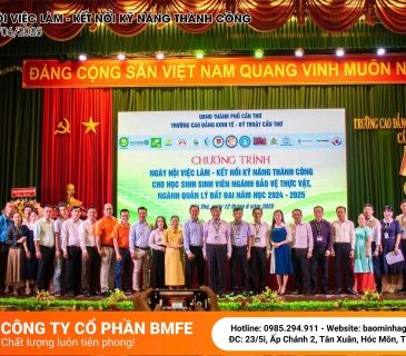 BMFE GẶP GỠ SINH VIÊN TRƯỜNG CAO ĐẲNG KINH TẾ – KỸ THUẬT CẦN THƠ: KẾT NỐI TRI THỨC, MỞ RỘNG CƠ HỘI VIỆC LÀM