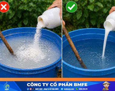 Kỹ thuật phối trộn thuốc BVTV an toàn và không kết tủa
