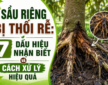 Sầu riêng bị thối rễ: 7 dấu hiệu nhận biết và cách xử lý hiệu quả