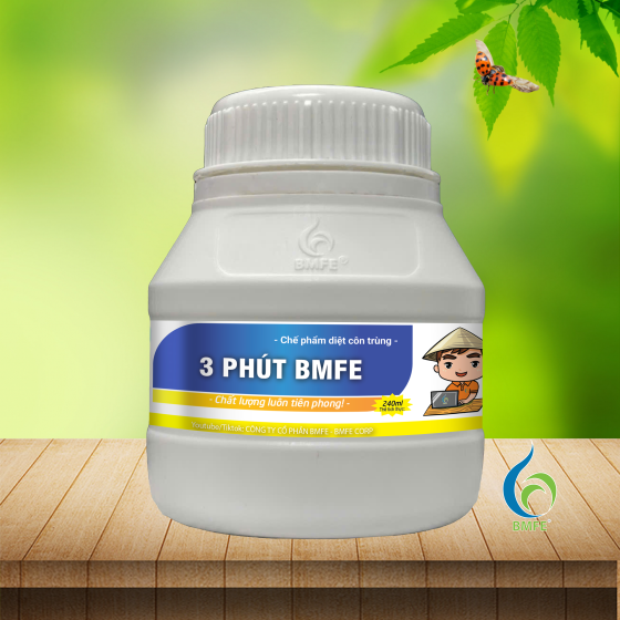 3 PHÚT BMFE – Chế phẩm diệt côn trùng hiệu quả, an toàn cho sức khỏe