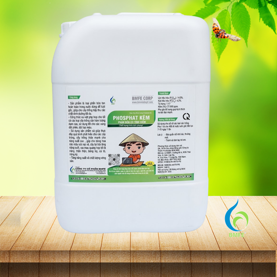 Phosphat Kẽm 5 lít & 20 lít | PH 8.5